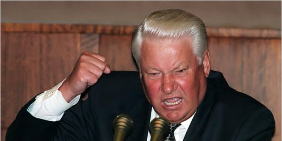 Boris Yeltsin sobrio